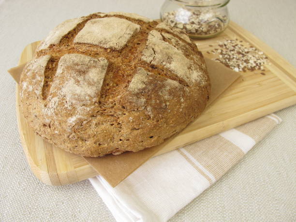 istock Homemade rye bread with rye croats and seeds 816177466