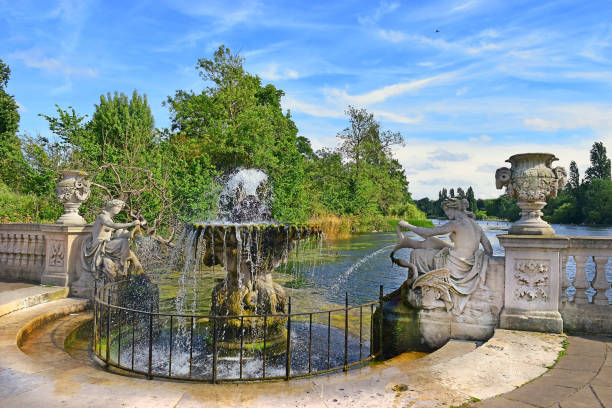 istock Italian Gardens at Hyde Park in London 816180814