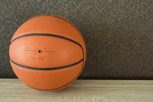 istock Basketball on Court Floor 816193872