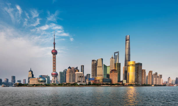 istock Shanghai skyline in sunny day, China 816194014
