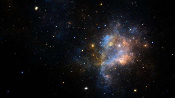 istock Abstract fractal illustration looks like galaxies 816194690