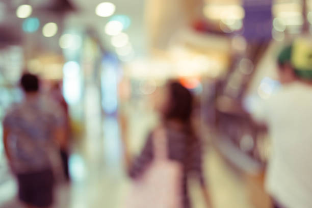 istock Abstract blur defocused background, store shopping mall centre 816197818