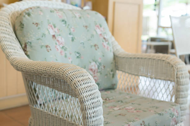 istock weave sofa with pillow cushion decoration in cafe 816200684