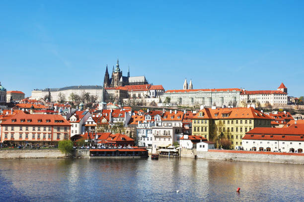 istock Prague Castle with famous Charles Bridge in Czech Republic 816207580