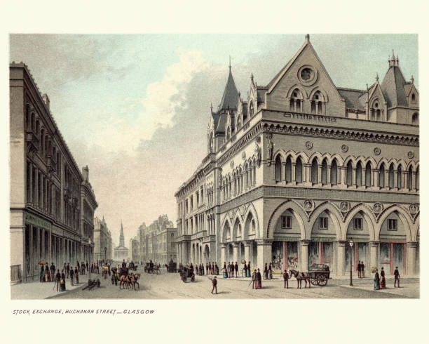 istock Stock Exchange, Buchanan Street, Glasgow, 19th Century 816233784