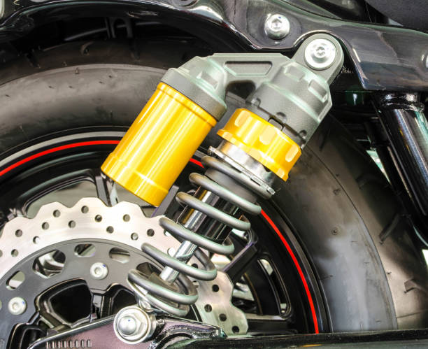 istock Shock Absorber's motorcycle for reducing vibration when driving 816254264