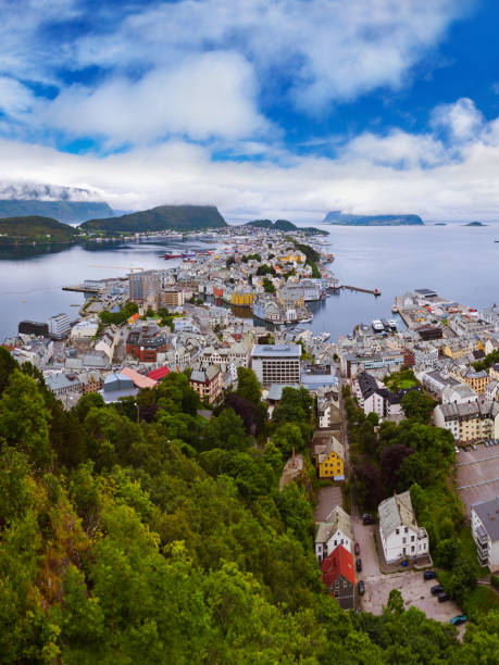 istock Panorama of Alesund Norway 816287494