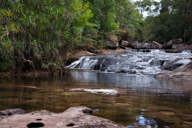 istock Huai luang waterfall in Thailand 816290596
