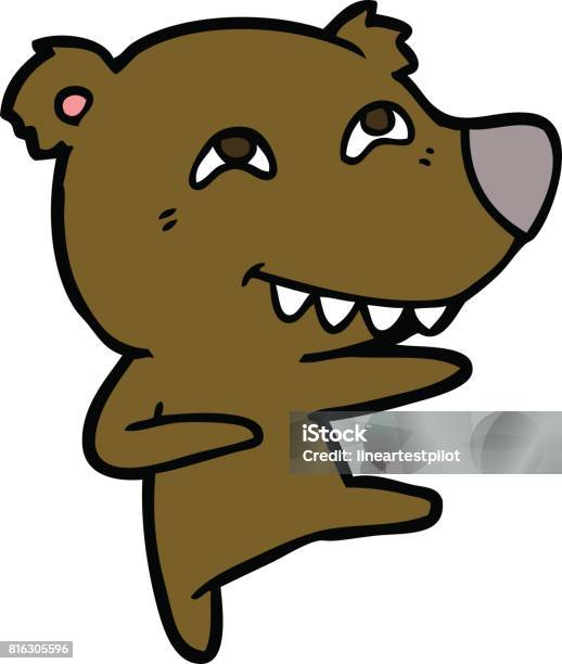 Ilustración de Oso De Dibujos Animados Que Muestra Los Dientes Bailando y más Vectores Libres de Derechos de Alegre - iStock Ilustración de Oso De Dibujos Animados Que Muestra Los Dientes Bailando y más Vectores Libres de Derechos de Alegre - iStock