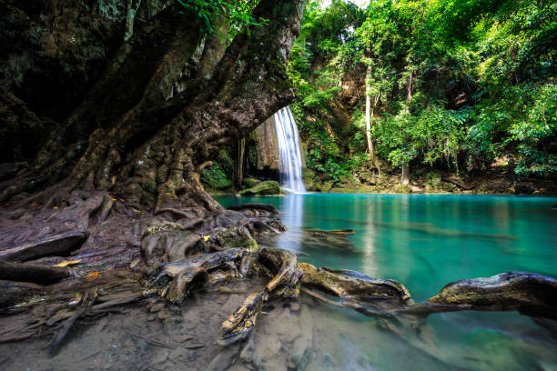 istock Erawan waterfall in Kanchanaburi, Thailand 816308728