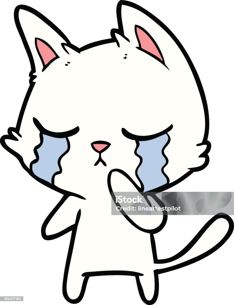 Mèo Hoạt Hình Khóc Hình minh họa Sẵn có - Tải xuống Hình ảnh Ngay ...