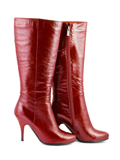 istock Red woman boots 816317798