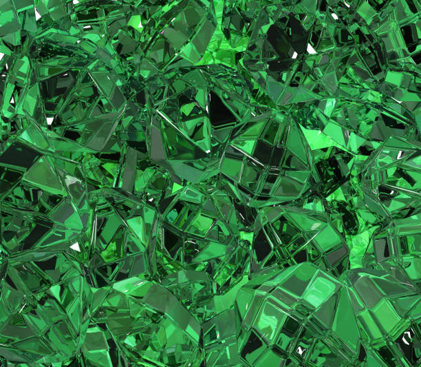 Emerald Surface Emerald green material surface abstract 3d illustration, horizontal background emerald gemstone stock pictures, royalty-free photos & images