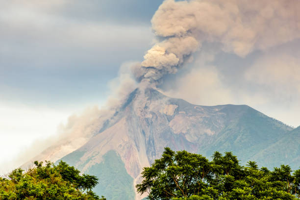 istock Fuego volcano erupting in Guatemala 816320648