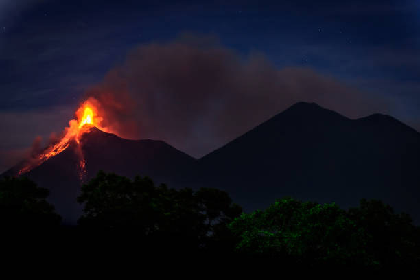 istock Fuego volcano erupting in Guatemala 816327204