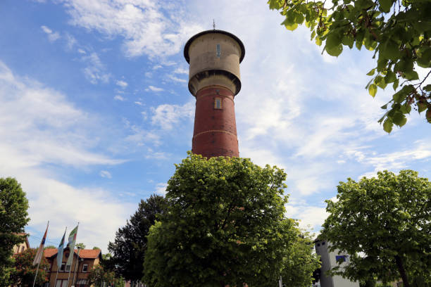 Bremerhaven, Germany - October 28, 2022: The beacon \