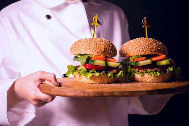 istock hamburger with meat and vegetables 816333140
