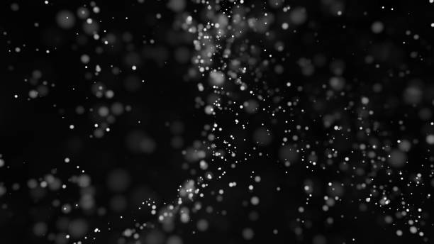 istock Beautiful monochrome bokeh blurred background defocused lights 816335638