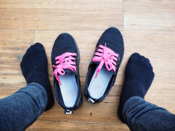 istock Selfie of sneakers 816335938