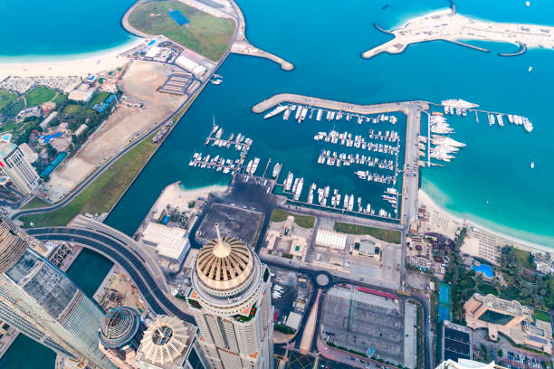 istock Dubai Marina Urban Skyline 816341740