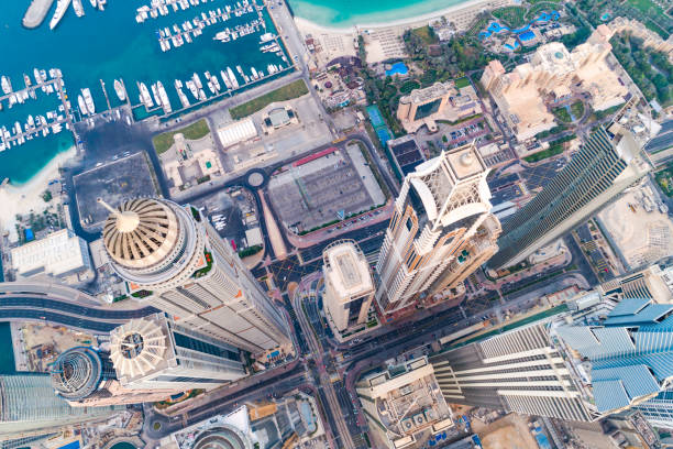istock Dubai Marina Urban Skyline 816341742