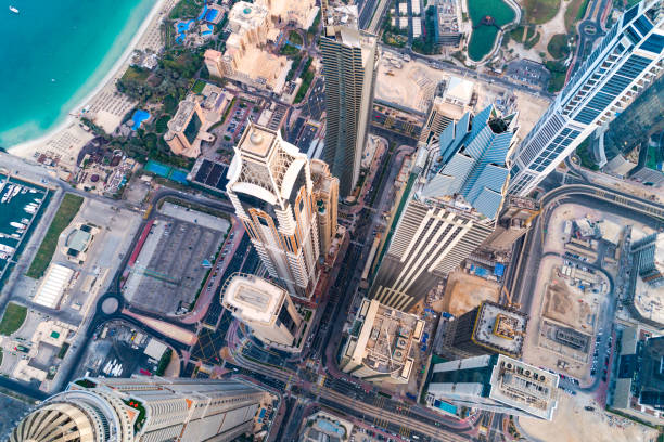istock Dubai Marina Urban Skyline 816341750