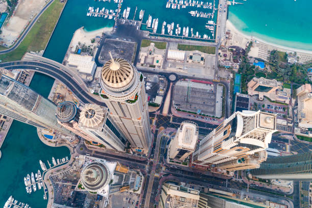 istock Dubai Marina Urban Skyline 816341766