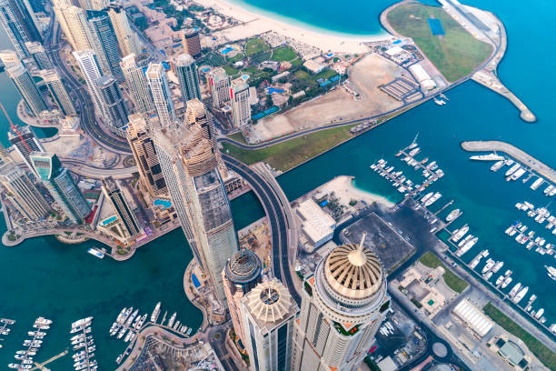 istock Dubai Marina Urban Skyline 816341772