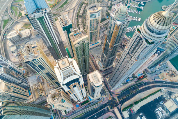 istock Dubai Marina Urban Skyline 816341804