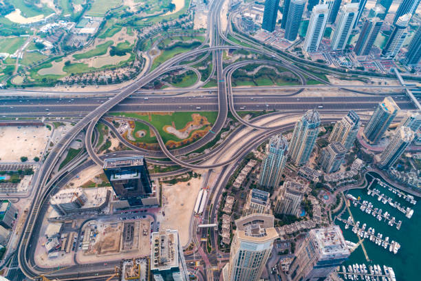 istock Dubai Marina Urban Skyline 816341846