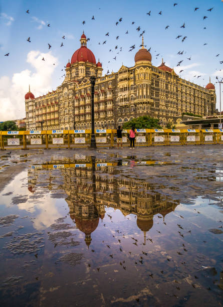 o hotel taj - bombaim - fotografias e filmes do acervo