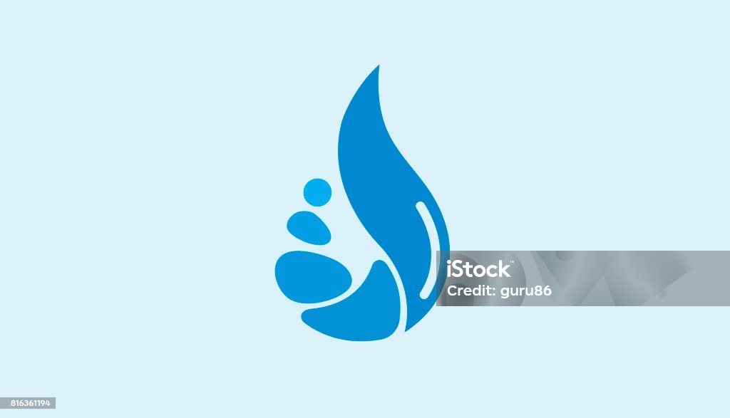 Blue Drop Vector Blue Drop Symbol Design Stock Illustration - Download Image Now ...