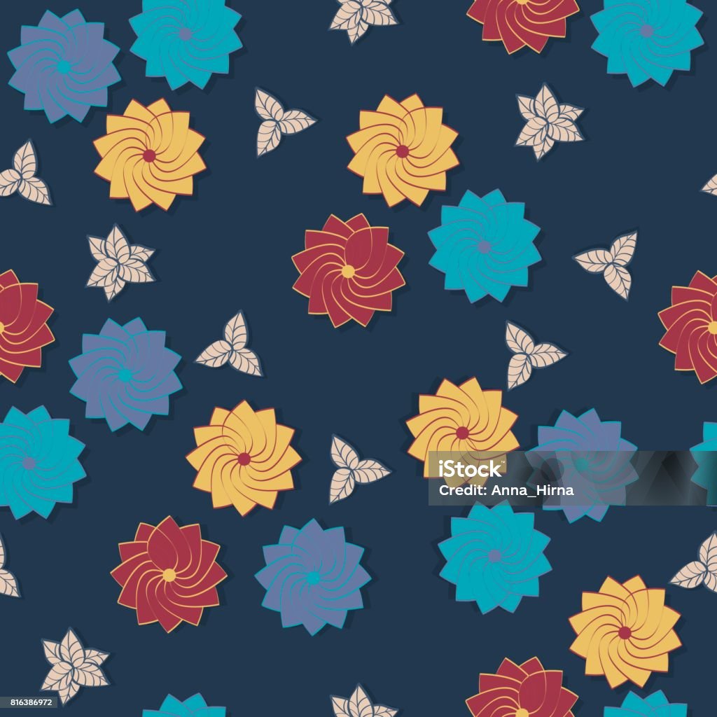 Pretty Small Patterns Simple Cute Pattern In Smallscale Flowers Stock Illustration - Download ...