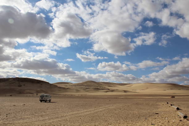 istock Lonely car in the desert 816399864