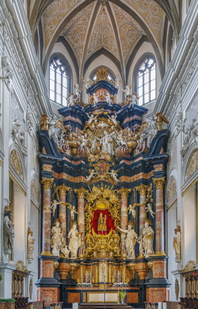 istock Church of Our Lady, Bamberg, Germany. Interioir 816408598