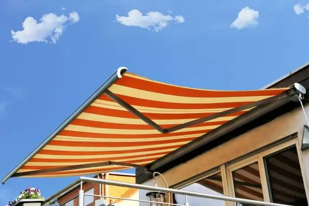 New terrace awning