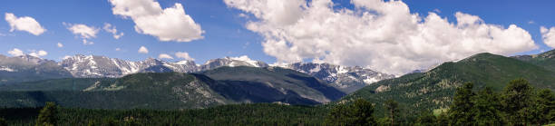 istock Rocky Mountain National Park. Cloud mountain peaks 816446392