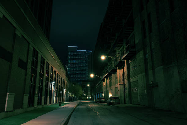 istock Dark City Street at Night 816461132