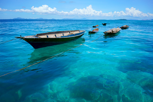 Landscape view borneo sea gypsy