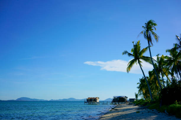 Landscape view borneo sea gypsy