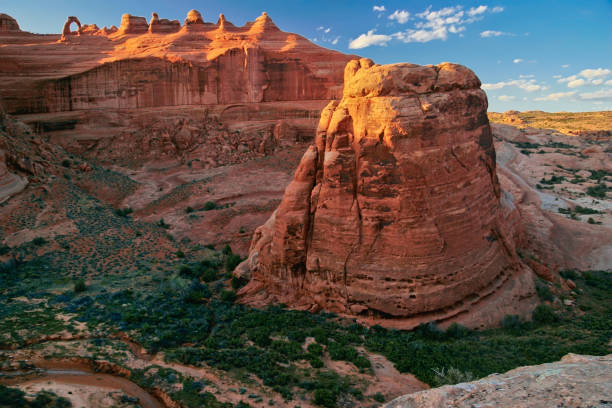istock rock formations in Arches National Park 816471192
