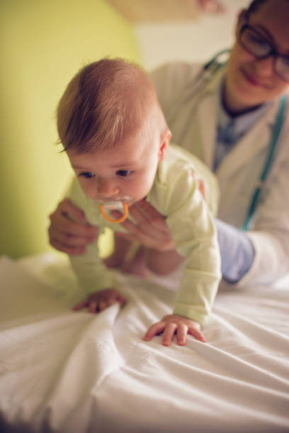 istock Baby boy at the doctors office 816476934