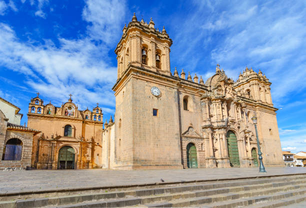 istock Cathedral church in Plaza de Armas Cuzco, Peru 816497666