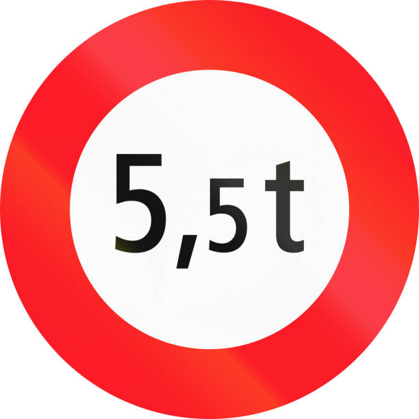 istock Road sign used in Switzerland - Maximum weight 816508718