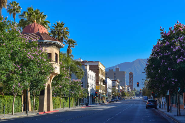 Pasadena, California Street Scene stock photo