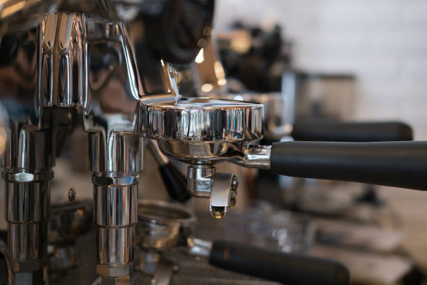 istock coffee maker machine brewing fresh espresso coffee in cafe 816556106