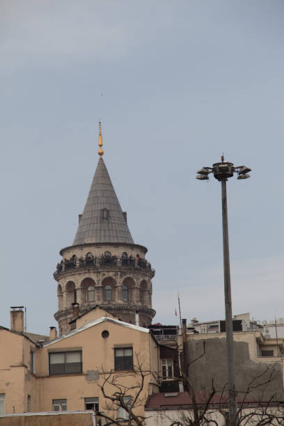 Galata Tower from Byzantium times in Istanbul