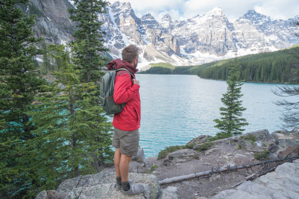 istock Nicholas contemplation Moraine lake-hiker 816605674