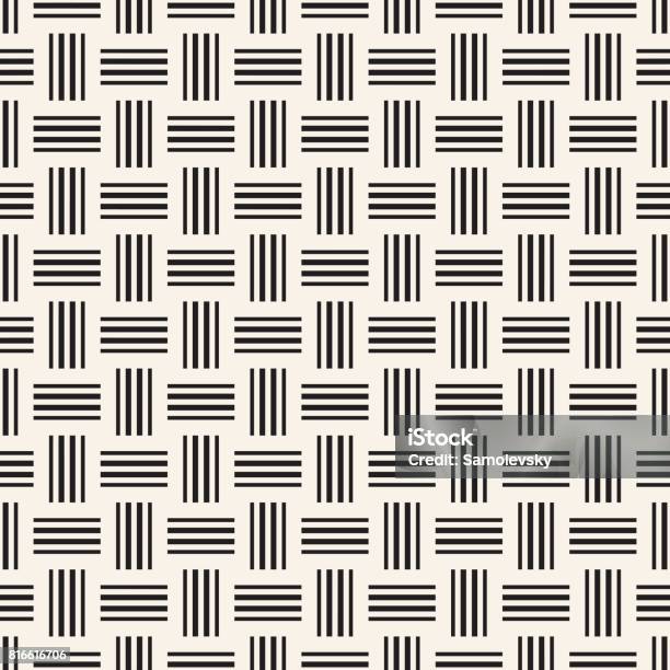 Crosshatch Vector Seamless Geometric Pattern Crossed Graphic Rectangles ...