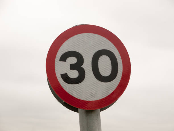 istock A Street Transportation Sign Permitting 30 Miles Only 816619268